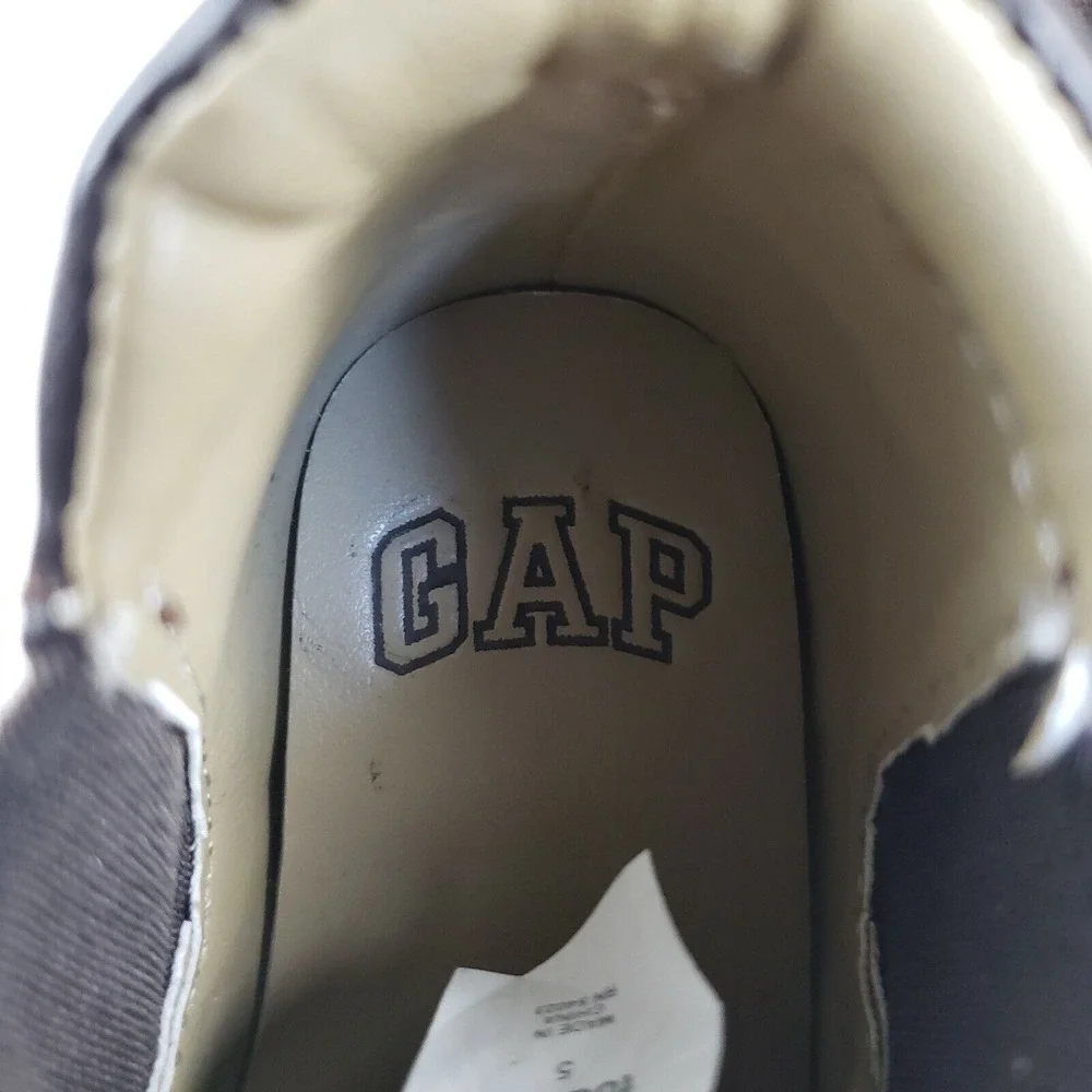 Gap Baby 665932-00-1 Brown Pull On Round Toe‎ Ankle Chelsea Boots Size 5
